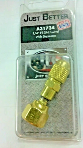 JB Industries, Access Valve Coupler with Depressor & Valve Core & Cap, A31734