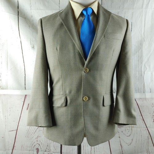 Michael Kors Macy's 36R Multicolor Houndstooth 2 Button Blazer Sport Coat