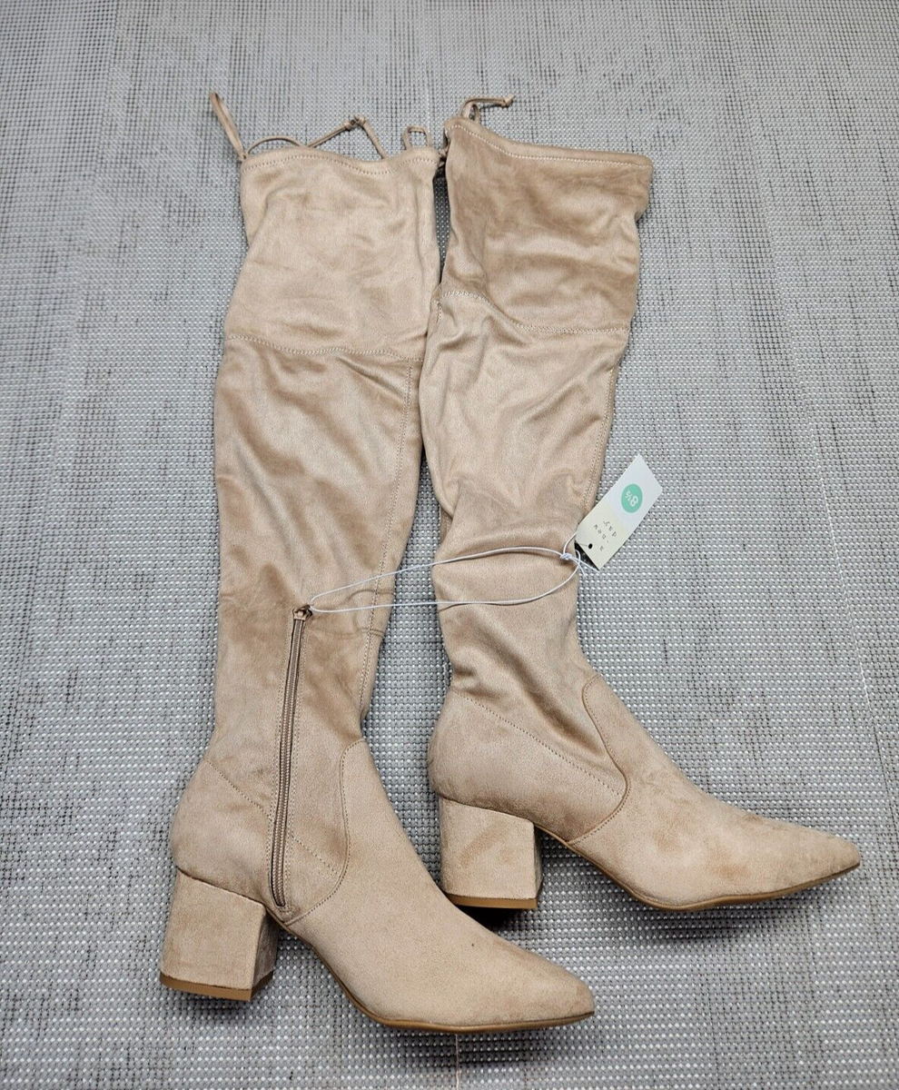 A New Day Women's Greta Tall Dress Boots Size 8.5 Beige | eBay A New Day Women's Greta Tall Dress Boots Size 8.5 Beige | eBay