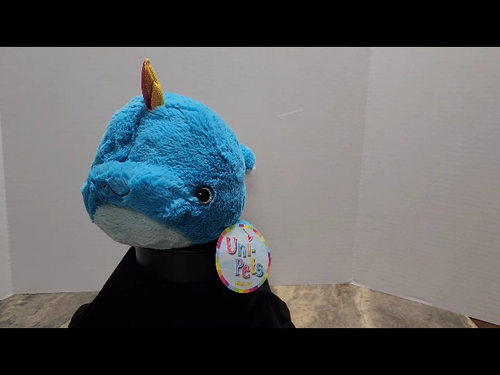 Kellytoy Plüsch 12 Zoll WAL EINHORN babyblau - Video 1 von 1