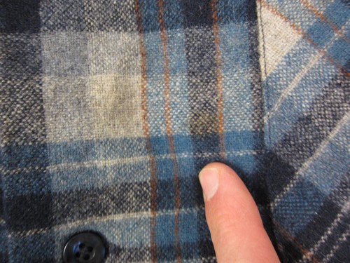 Camisa de Tablero Pendleton De Colección Para Hombres Grande 44 Azul Cuello Lazo Años 60 70 Lana A Cuadros - Imagen 11 de 17