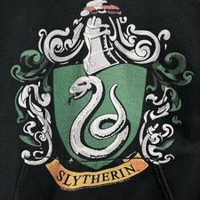 Jerzees Wizarding World Of Harry Potter Slytherin Snake Crest Hoodie Men  s Small