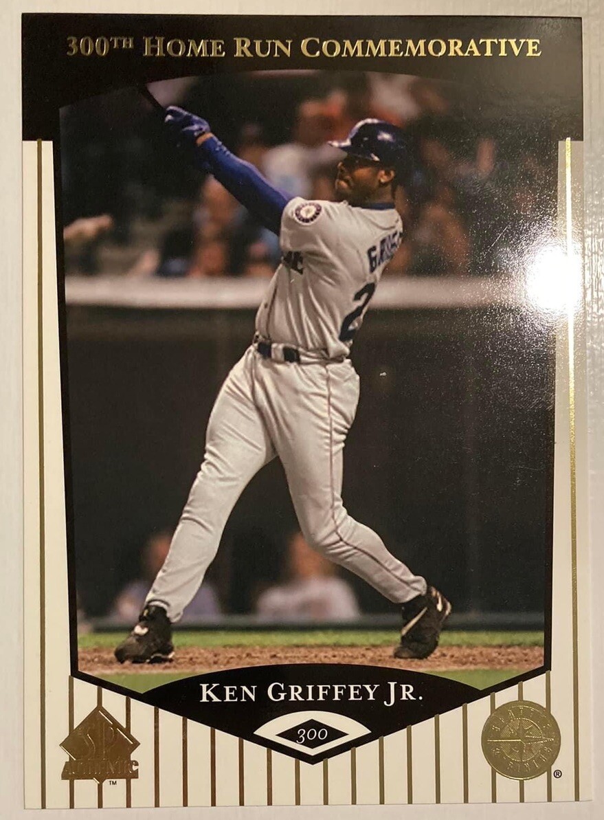 NO SERIAL 1998 SP Authentic Ken Griffey Jr. 300th Home Run Commemorative Jumbo