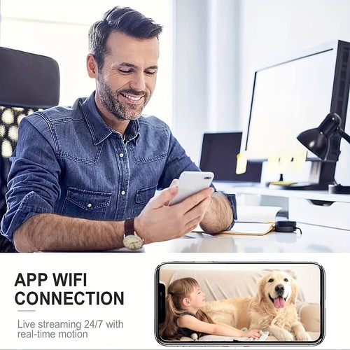 Mini cámara de seguridad para el hogar 1080P HD inalámbrica WiFi hágalo usted mismo DVR detección de movimiento - Imagen 12 de 22