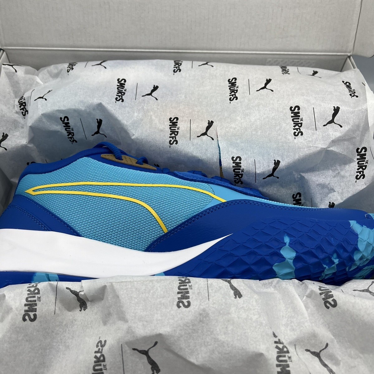 プーマ プレイメーカー プロミッドX THE SMURFS PUMA x THE SMURFS Playmaker Pro Men's Basketball Shoes | PUMA
