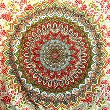Wall Hanging Tapestry Deco Mandala Meditation Mat Bedspread Hippie Psychedelic