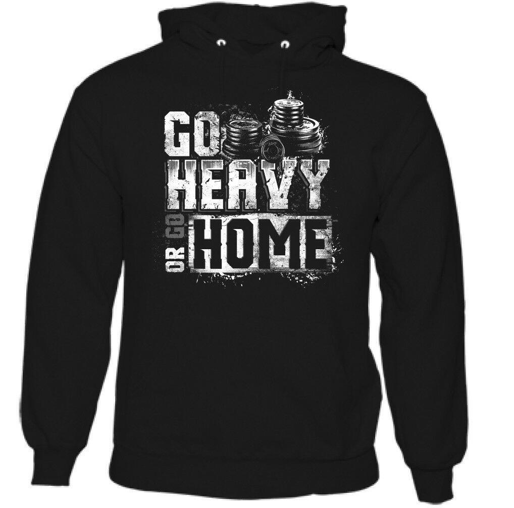 Go Pesado O Hogar Hombre Divertido Gimnasio Sudadera Culturismo Training Top Mma