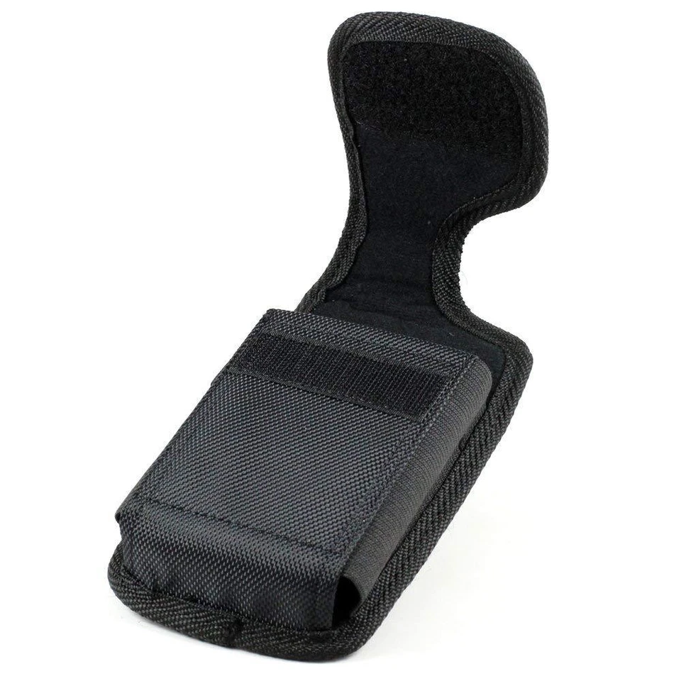 Black Rugged Nylon Holster Pouch Case Fits Smart Phone with Otterbox Cover ON - Image 3 of 4