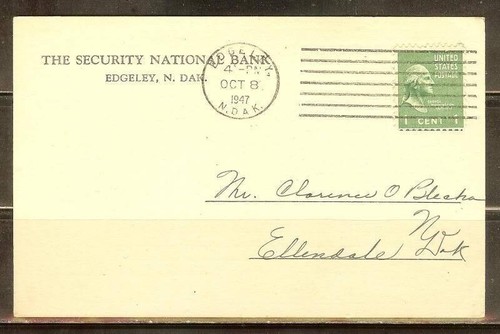 Very Nice Year of 1947 old US Post Card (used). - 第 1/2 張圖片