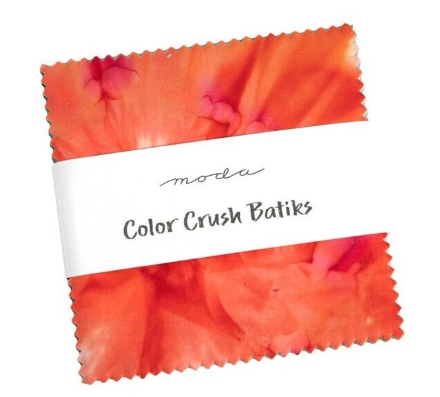 COLOR CRUSH BATIKS Moda 3 Charm Packs fabric quilting BRIGHT COTTON Batik 4363PP - Image 2 of 4