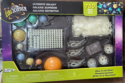 ULTIMATE GALAXY EDU SCIENCE GLOW ON THE DARK AGES 5+ PLANETS & STARS ROOM DECOR
