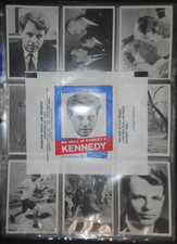 1968 ROBERT KENNEDY COMPLETE (55) CARD SET & WRAPPER PHILLY GUM (NMMT CONDITION)