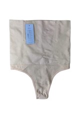 Women  s High Waisted Shapewear Thong Nude Beige Size M New With Tags
