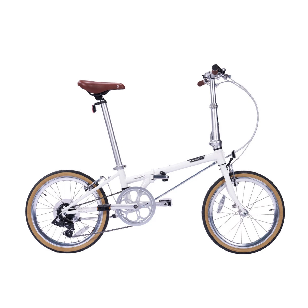 Dahon Boardwalk D7 Folding Bike Commuter Portable Bicycle (Cloud
