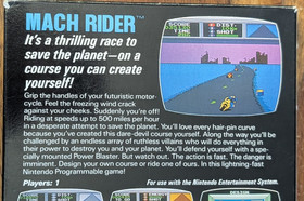 Sammlerzustand ! MACH RIDER - Small Box Nintendo NES Spiel Entertainment System