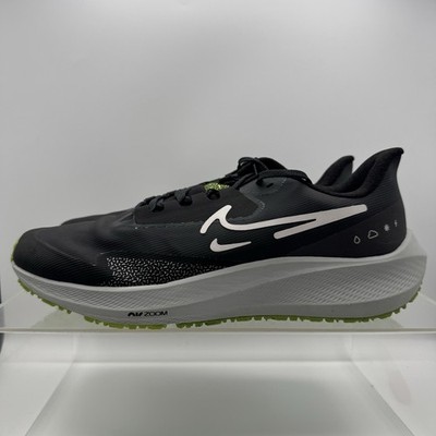 Nike Pegasus 39 Shield DO7625-002 Black Running Shoes Water Resistant Men s 10