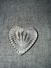 Vintage Waterford Crystal Heart Paperweight - no box