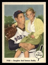 1959 FLEER TED WILLIAMS #64 1958 - DAUGHTER AND FAMOUS DADDY NM