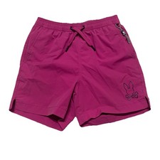 PSYCHOBUNNY Teen Kids M 10-12 Pink Violet Swim Trunks Shorts Hydrochromic