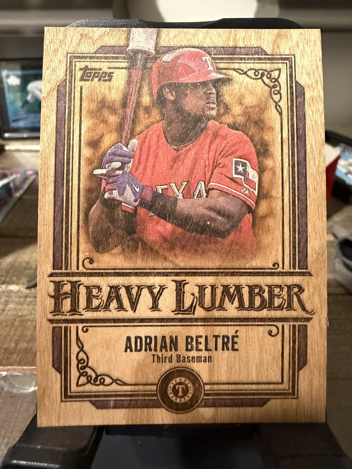 2025 Topps Update ADRIAN BELTRE #HL-56 Heavy Lumber Texas Rangers