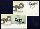 Australia - 2013 Holey Dollar & Dump Set + MS on 2 x First Day Cover