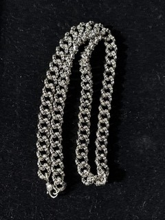 Catena chiusura aragosta maglia extra fantasia cuori cromati 99c asta senza riserva