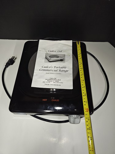 CADCO KR-1 Commercial Portable Cast Iron Range Black Hot Plate Made In Germany - Picture 10 of 11