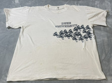 Vintage Duke Blue Devils AOP Single Stitch Tee Front Back RARE USA Made 80s L