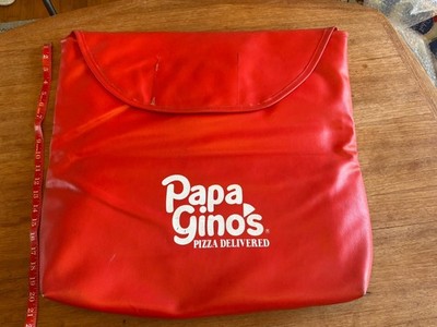 Vintage Papa Gino s Pizza Delivered Delivery Bag    - Approx 21  Long - Mass.