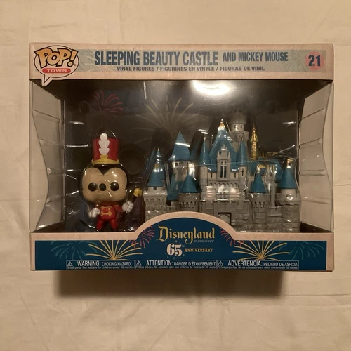 NIB Funko POP 21 Disney Sleeping Beauty Castle & Mickey Mouse