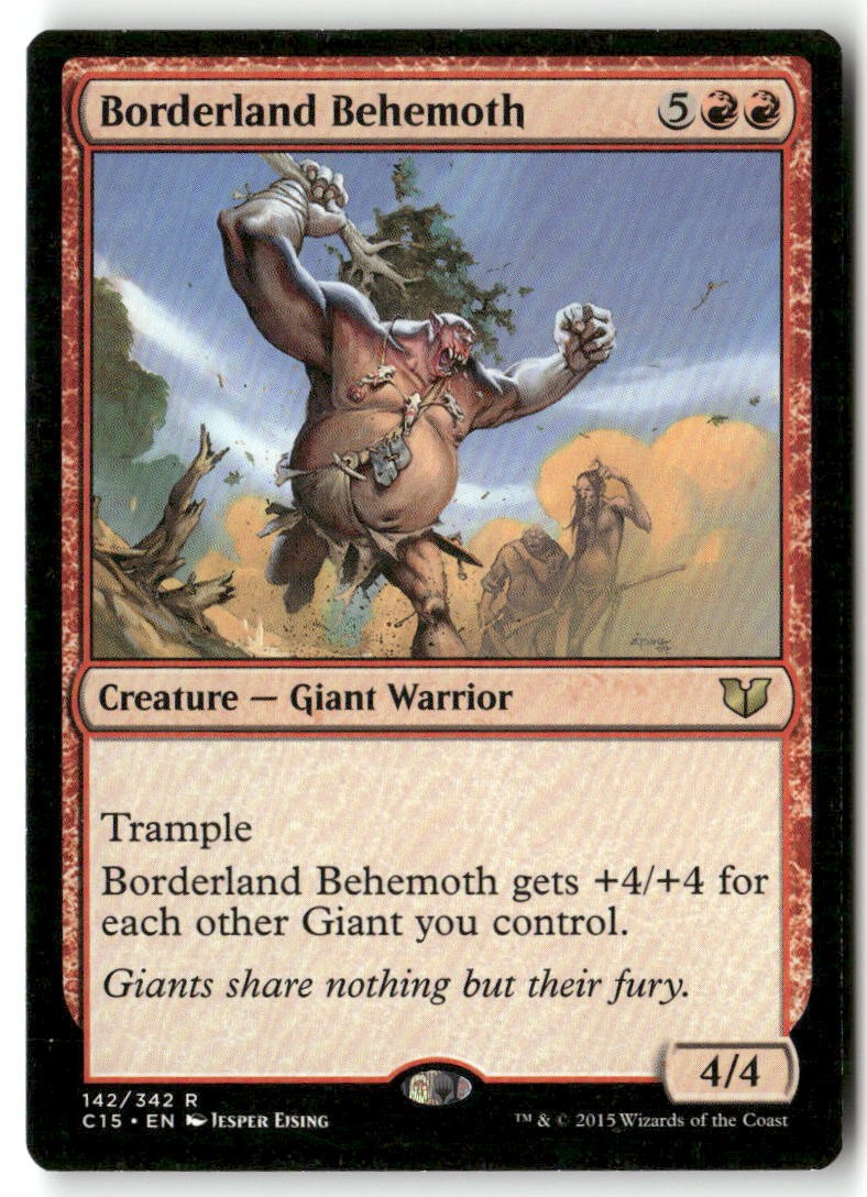 Commander 2015 #142 Borderland Behemoth