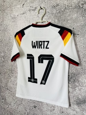 ADIDAS GERMANY TEAM JERSEY 2026 HOME SOCCER SHIRT WIRTZ #17 BOYS