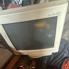 Vintage Desktop Computer with CRT Monitor