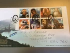 GB STAMPS BADLY ADDRESSED FINE USED FIRST DAY COVER 2017 STAR WARS