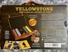 Jeu de poker - YELLOWSTONE DUTTON RANCH 200 PIÈCES AVEC ÉTUI DE TRANSPORT SPIN MASTER NEUF