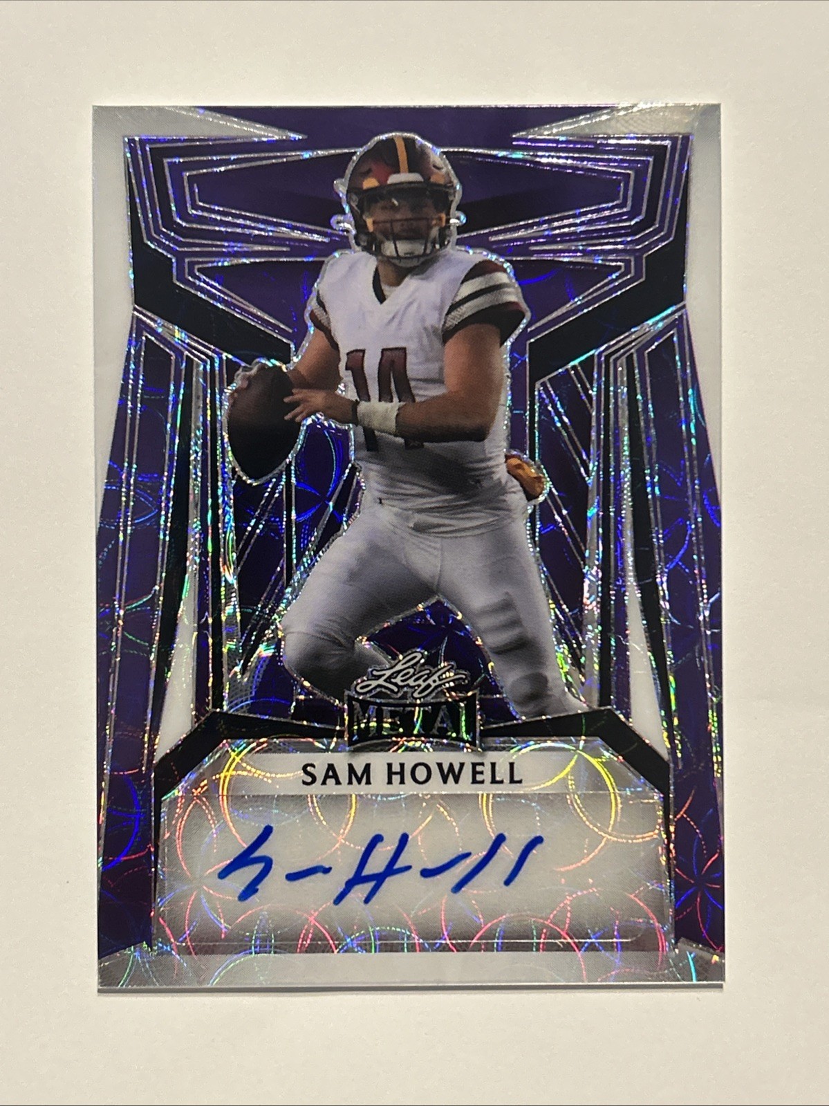 2023 Leaf Metal Sam Howell Auto 1/4