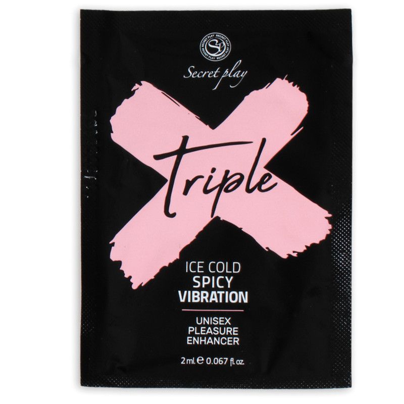 SECRETPLAY Unidose Triple X Intensificateur de Plaisir en gel de 2ml
