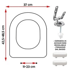 SEDILE COPRIWATER COMPATIBILE HATRIA SPEA DAYTIME BIANCO