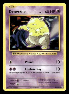 Drowzee 49/108 C Evolutions LP Pokemon