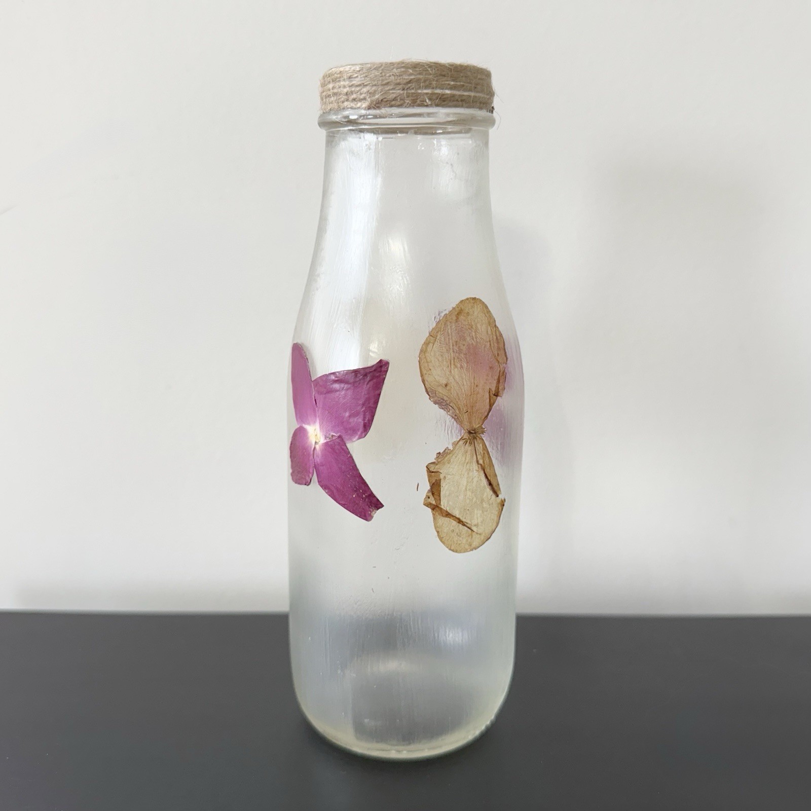 Handmade Dried Flower Bottle Vase for Boho Home Decor-image