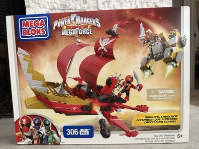 MEGA BLOKS POWER RANGERS SUPER MEGAFORCE 05646 Sky Ship Showdown NEW