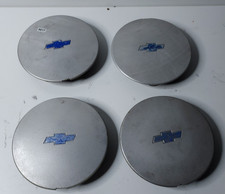 2000-2005 Chevrolet Malibu Set 4 Chevy Emlblem Wheel Center Hub Caps 9593521 Oem