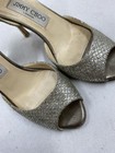 Jimmy Choo Logan Glitter D'orsay Peep Toe Pumps W 5 — photo 5