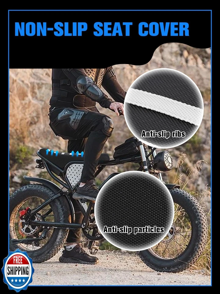Funda de asiento antideslizante compatible con IUVWISN apta para bicicleta eléctrica Ridstar Q20/Q20 Pro Lite Foto 4 de 4