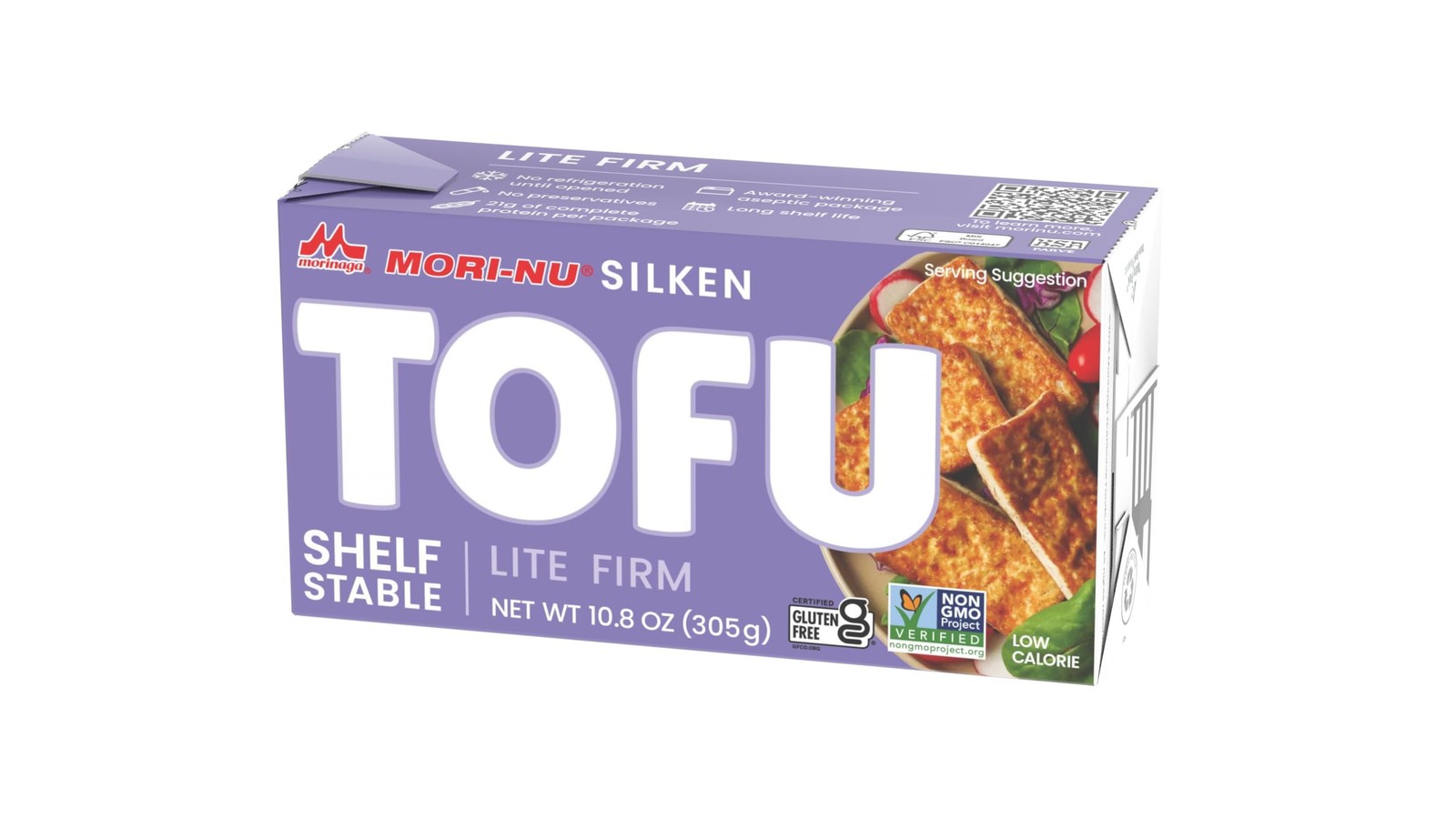 Mori Nu Silken Tofu Shelf Stable Gluten Free Vegan Protein Source 12 Ounce