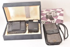 Contax T First Generation Compact Film Camera with Flash, Black, J2508019