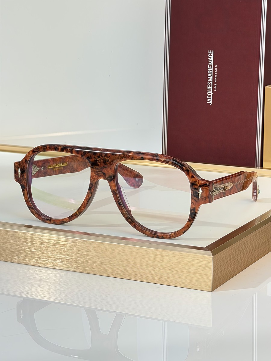 Jacques Marie Mage DRIFTWOOD Sunglasses Red Zebra/Clear 58-18