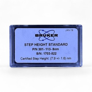 Bruker Calibration Step Height Standard 301-113-8um Metrology AFM Calibration