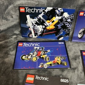 Vintage 90&rsquo;s Lego Technic Manuals 8808, 8818, 8825, And Lego Club Technic Books