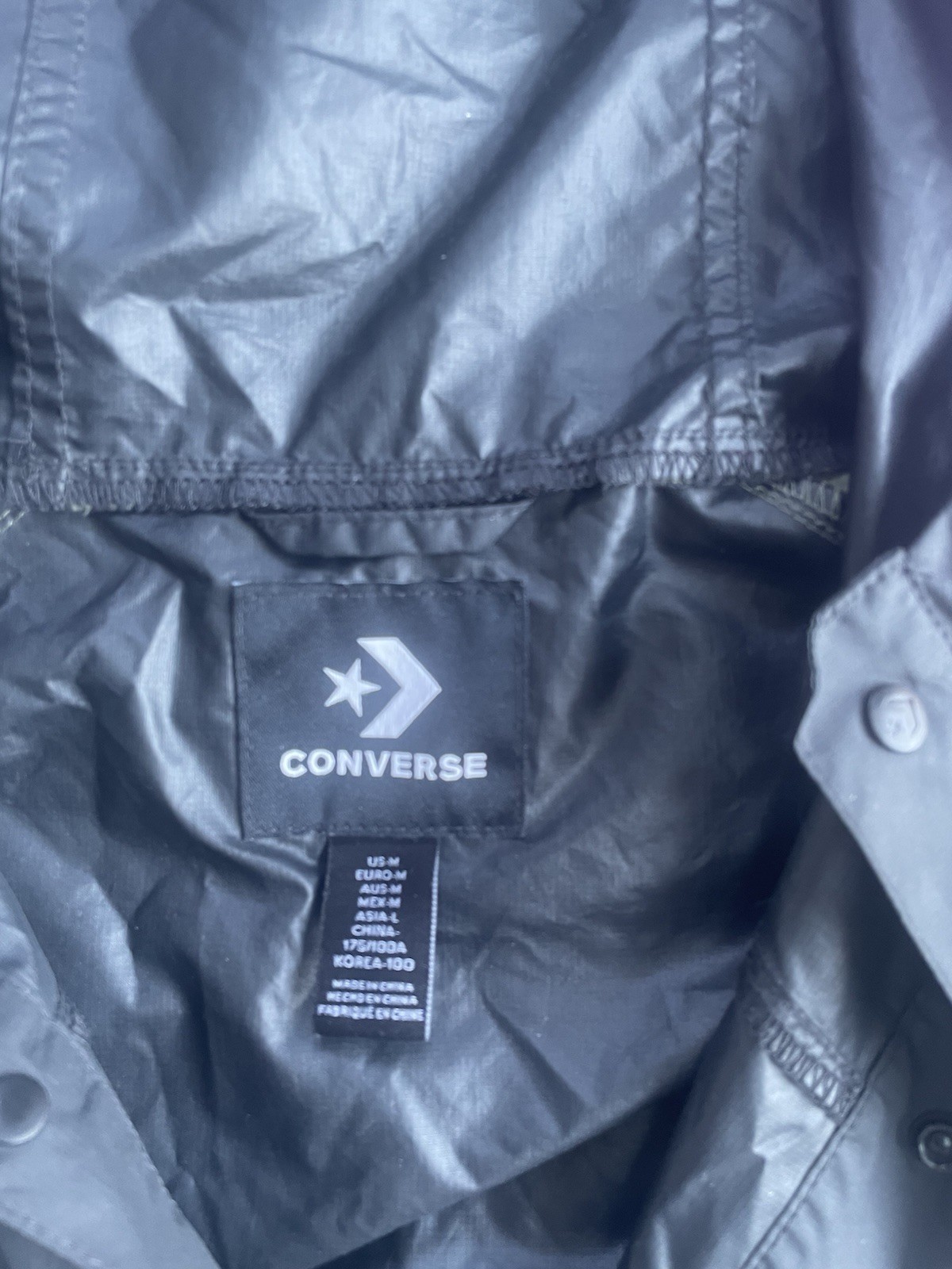 Men’s Converse Lightweight Pullover Jacket Floral… - image 3